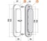 Ручка для раздвижных дверей MORELLI MHS150 SN, цвет - белый никель 9009345 4