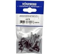 Заклепка алюминий-сталь вытяжная НАКРЕПКО 4,0_8 винно-красный RAL 3005 (25 шт) 106919
