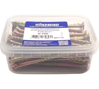 Саморез конструкционный потайной НАКРЕПКО желтый для дерева 6_100 Torx 30 (40 шт) 201110