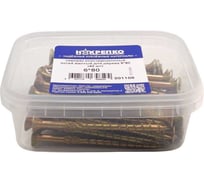Саморез конструкционный потайной НАКРЕПКО желтый для дерева 6_80 Torx 30 (40 шт) 201108