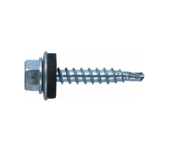Кровельный саморез ЦКИ KRS 4.8х19, по дереву, сверлоконечный, Ц, уп. 500 шт. 65047 1