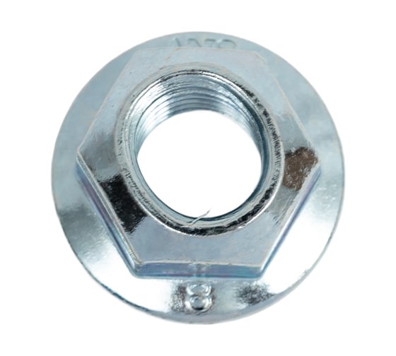 Гайка самоконтрящаяся с фланцем ООО ПКФ Сварком М12, цинк, к.п.8, DIN 6927, 10 шт. k00006815 1