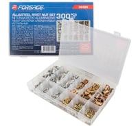 Набор заклепок алюминиевых и стальных Forsage 300 штук F-36480(65408)