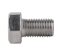 Болты КРЕП-КОМП полная резьба, нержавеющие, DIN933, А4, 12x30, 100 шт. бпн1230А4-100