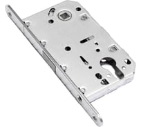 Корпус замка с магнитной защелкой DOORLOCK DL451M/С/50/85/18/SN, матовый никель, под цилиндр, бэксет 50 мм, межосевое расстояние 85 мм 75288