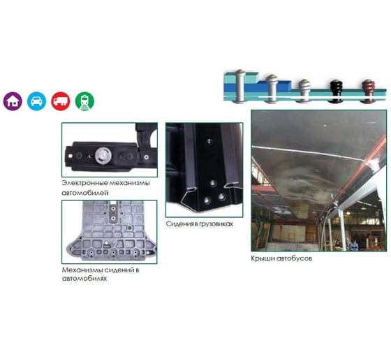 Заклепка вытяжная FixMaster O6,4х14,5 ST/ST арт. 64145
