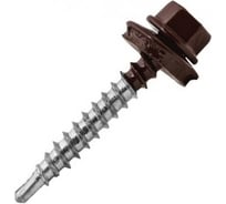 Кровельный саморез НАКРЕПКО 5,5х19 коричневый RAL8017, 100 шт. 204803