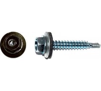 Саморез кровельный ООО ПКФ Сварком 4,8x51 RAL 8019 (серо-коричневый) (уп/50шт.) k00002589