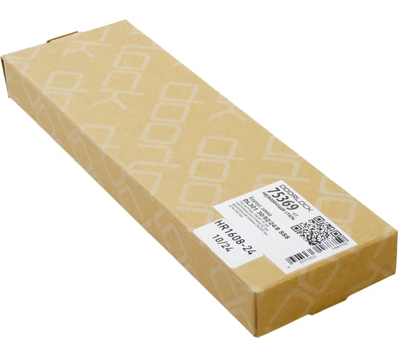 Корпус замка Doorlock DL301 30/92/24/8 SSS нержавеющая сталь, для профильных дверей, фронтальная планка 24x245 мм, запорная планка 75369