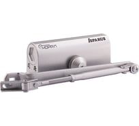 Дверной доводчик с фиксацией НОРА-М Isparus 430F (морозостойкий; от 50 до 110 кг; серебро) 18406