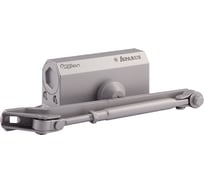 Дверной доводчик с фиксацией НОРА-М Isparus 410F (морозостойкий; от 15 до 60 кг; серый) 18400