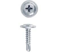 Саморез НАКРЕПКО с прессшайбой, со сверлом, 4,2х25, 400 шт. 401004