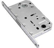 Корпус замка с магнитной защелкой Doorlock DL452M/WC/50/96/18/SN, матовый никель, WC, бэксет 50мм, межосевое расстояние 96мм, фронтальная планка 75289
