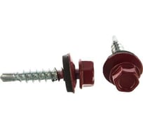 Саморез кровельный ООО ПКФ Сварком 4,8x35 RAL 3003 (рубиново-красный) (уп/60шт.) k00006947