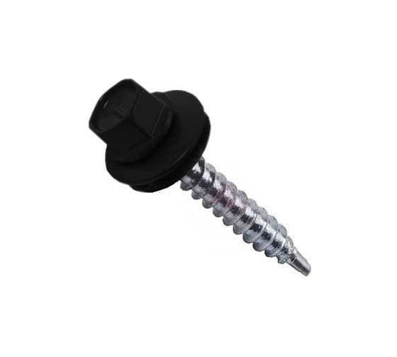 Саморез кровельный ООО ПКФ Сварком 4,8x29 RAL 9005 (черный) (уп/30шт.) k00005862