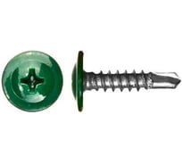 Саморез ООО ПКФ Сварком п/ш 4,2x32 сверло RAL6005 (темно-зеленый) (1уп/100шт.) k00014384