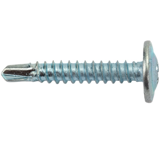 Саморез с прессшайбой Steelfix сверло, 4,2х25, 0.5 кг, 207 шт. ПШС422505 1