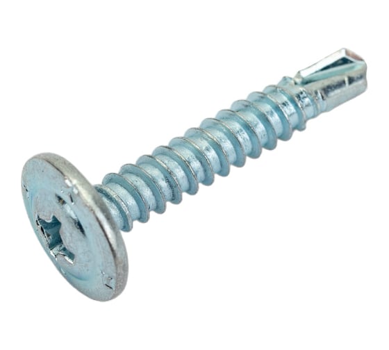 Саморез с прессшайбой Steelfix сверло, 4,2х25, 0.5 кг, 207 шт. ПШС422505