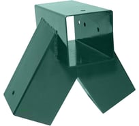 Уголок соединения бруса MoyDvor 1шт 90x90 коннектор для качелей с комплектом крепежа глухарь 8x45-4 шт, тройник SAC104805(1)