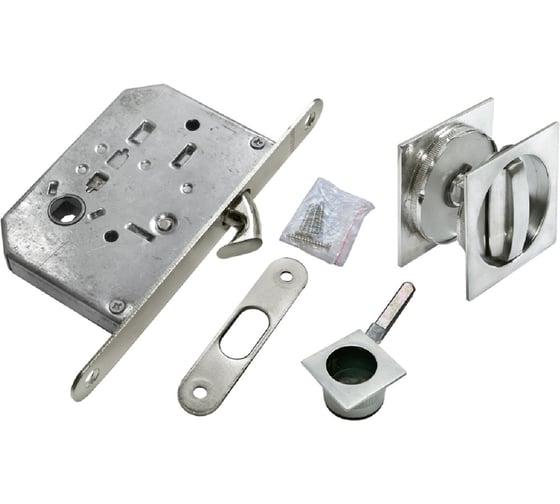 Комплект для раздвижных дверей MORELLI MHS-2 WC SC, цвет - матовый хром 9010170