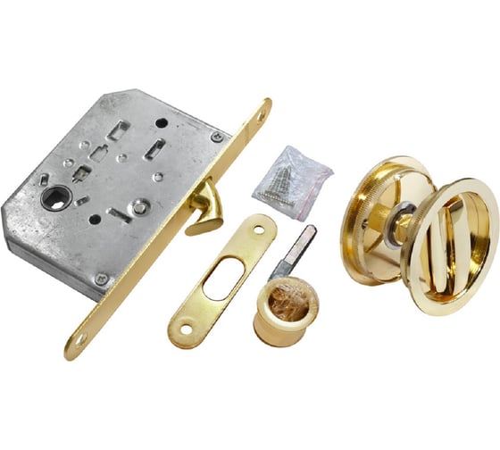 Комплект для раздвижных дверей MORELLI MHS-1 WC SG, цвет - матовое золото 9010152