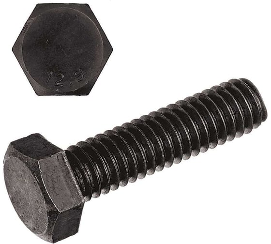 Болт ООО ПКФ Сварком 18x90 DIN 933 10.9 ЧЕРНЫЙ (уп/2шт.) Крепеж kБП-00000745 1