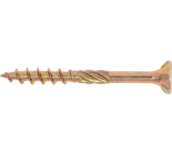 Саморез конструкционный Zitar потайной ЖЦ, Torx 3,5x35 100 шт, коробка 159917