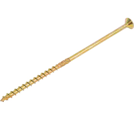 Саморез конструкционный Zitar потайной ЖЦ, Torx 5x120 100 шт, коробка 159937