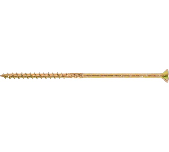 Саморез конструкционный Zitar потайной ЖЦ, Torx 5x120 100 шт, коробка 159937