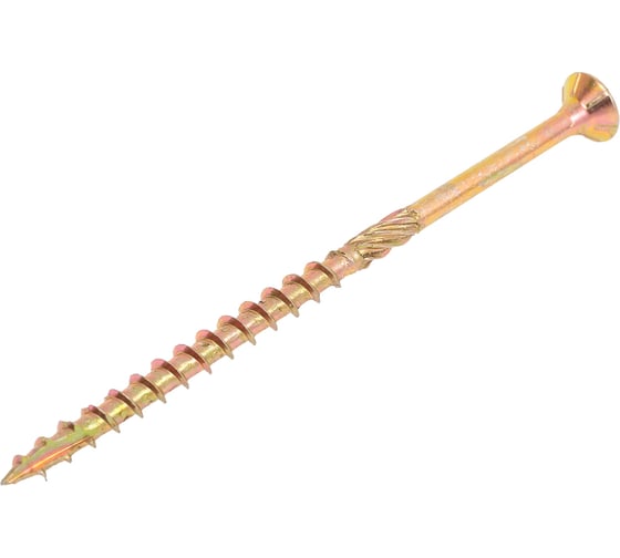 Саморез конструкционный Zitar потайной ЖЦ, Torx 5x90 100 шт, коробка 159935