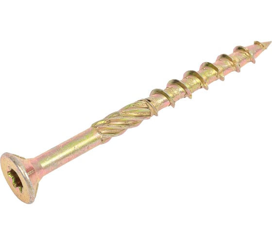 Саморез конструкционный Zitar потайной ЖЦ, Torx 6x70 100 шт, коробка 159938