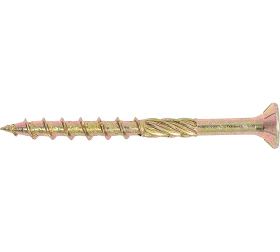Саморез конструкционный Zitar потайной ЖЦ, Torx 6x70 100 шт, коробка 159938