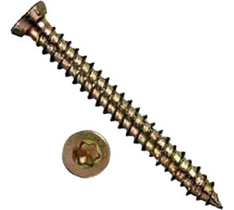 Шуруп по бетону TEGRA 7,5x52 желтый цинк, уп. 100 шт. SFE75052Y