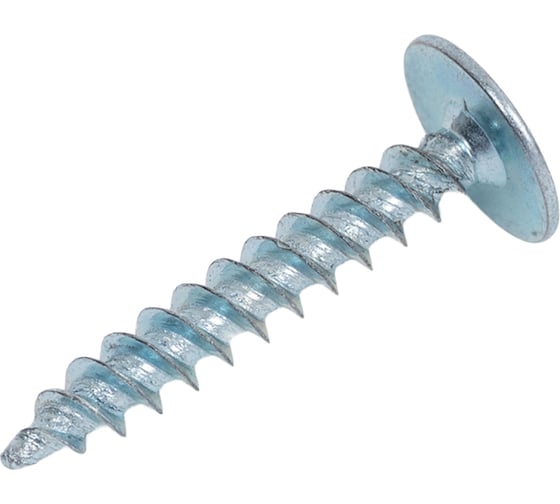 Саморез с прессшайбой 4,2x25 острый, цинк, 200 шт. ВИ 1299152 1