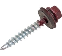 Саморез кровельный 4,8x35 RAL 3005 винно-красный, по дереву (80шт.) ВИ 1299098