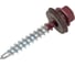 Саморез кровельный 4,8x35 RAL 3005 винно-красный, по дереву (80шт.) ВИ 1299098 1
