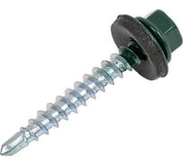 Саморез кровельный 4,8x35 RAL 6005 зелёный мох, по дереву (80шт.) ВИ 1299100