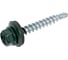 Саморез кровельный 4,8x35 RAL 6005 зелёный мох, по дереву (80шт.) ВИ 1299100 2