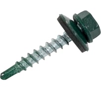 Саморез кровельный 4,8x29 RAL 6005 зелёный мох, по дереву (100шт.) ВИ 1299107