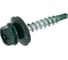 Саморез кровельный 4,8x29 RAL 6005 зелёный мох, по дереву (100шт.) ВИ 1299107 2