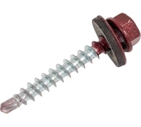 Саморез кровельный 4,8x35 RAL 3005 винно-красный, по дереву (1кг) ВИ 1299288