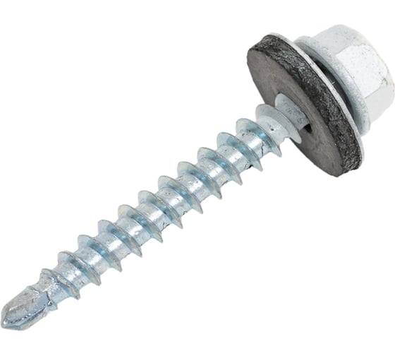 Саморез кровельный 4,8x35 RAL 9003 сигнальный-белый, по дереву (1кг) ВИ 1299292 1