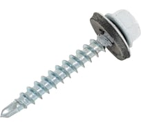 Саморез кровельный 4,8x35 RAL 9003 сигнальный-белый, по дереву (60шт.) ВИ 1299102