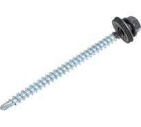 Саморез кровельный 4,8x70 RAL 7024 графитовый серый, по дереву (30шт.) ВИ 1299110