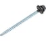 Саморез кровельный 4,8x70 RAL 7024 графитовый серый, по дереву (30шт.) ВИ 1299110 1