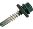 Саморез кровельный 5,5x25 RAL 6005 зелёный мох, по металлу (90шт.) ВИ 1299176 1