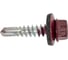 Саморез кровельный 5,5x25 RAL 3005 винно-красный, по металлу (90шт.) ВИ 1299172 3