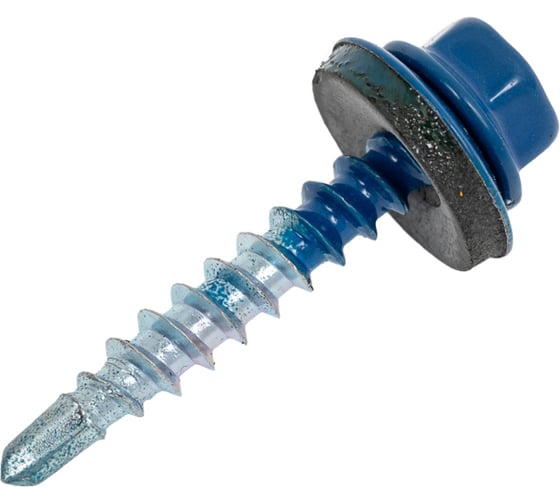 Саморез кровельный 4,8x29 RAL 5005 сигнальный синий, по дереву (100шт.) ВИ 1299108 1