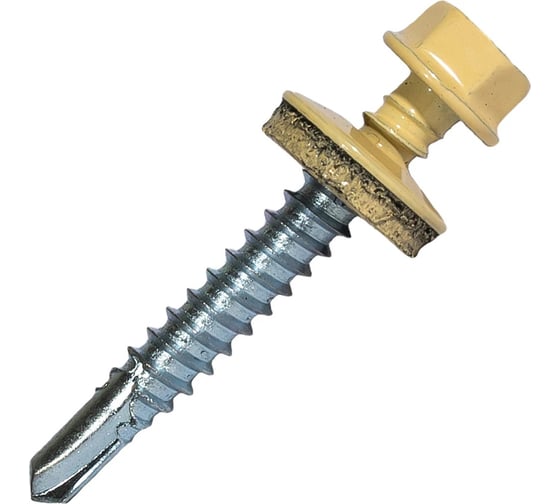 Саморез кровельный ООО ПКФ Сварком 4,8x35 RAL 1034 GTF (желтый) (уп/50шт.) k00014462 1