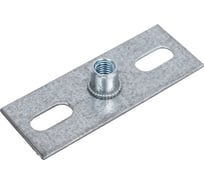 Опорная перфорированная пластина ЦКИ 80х30х2.0, М8, Ц, уп. 15 шт. 64776